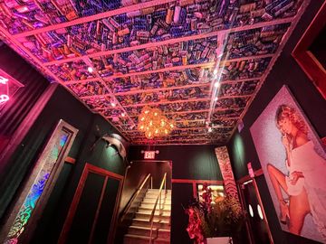 Entryway to Friki Tiki bar Speakeasy Bars Hells Kitchen Midtown West Times Square