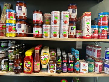 Via Della Scrofa shelves Italian East Village