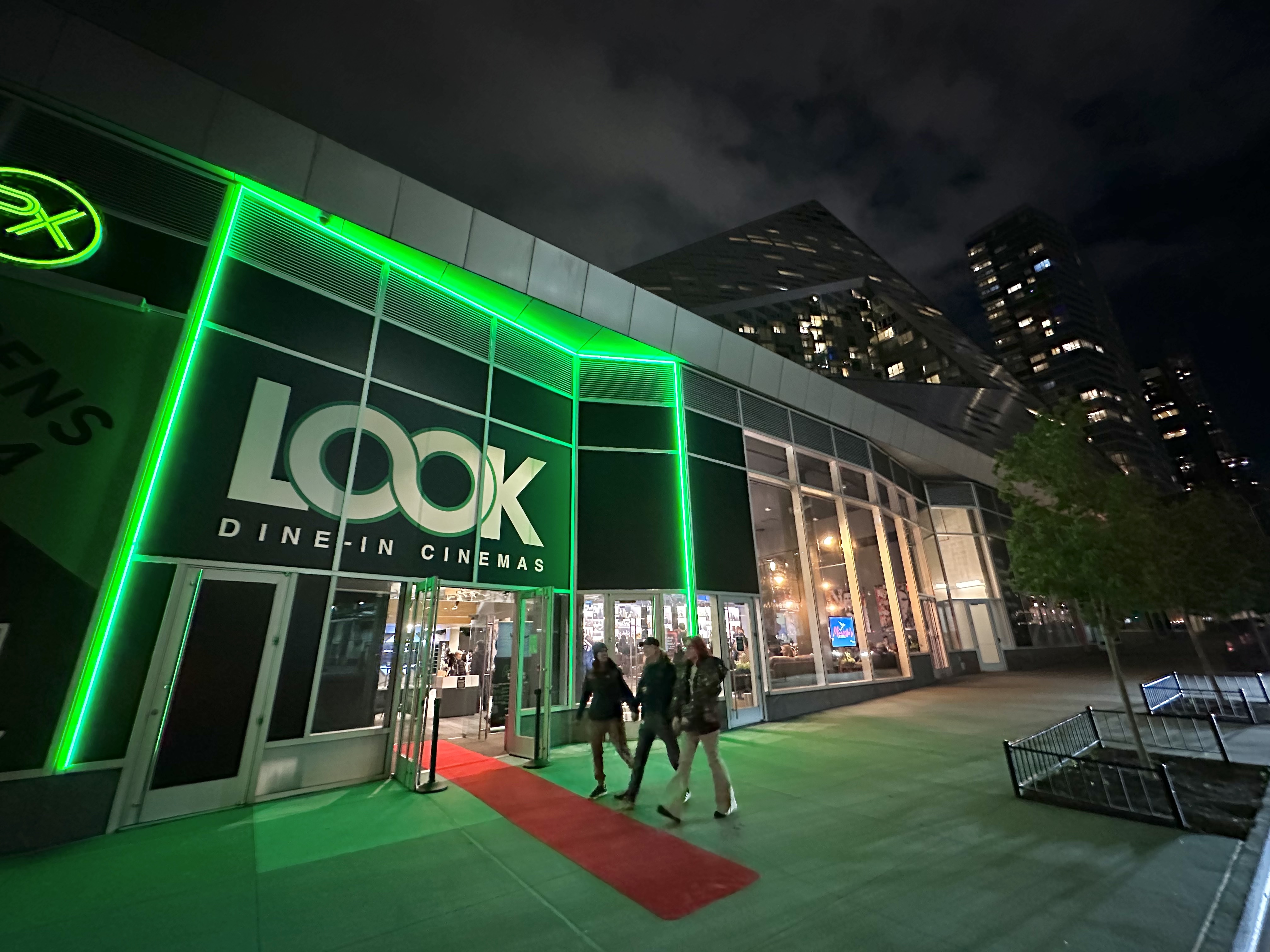 The red carpet is out at LOOK Dine-In Cinemas on W57th Street. 