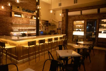 The Red Stache interior Wine Bars Hells Kitchen Midtown West