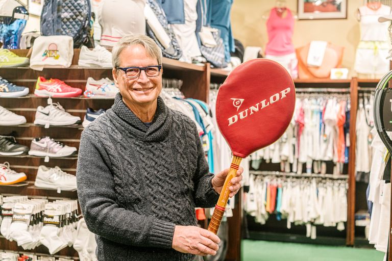 Mark Mason at Masons Tennis Sports Equipment Midtown East