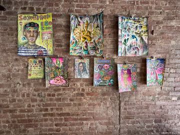 Art at Sojourner Coffee Co 116th St  Coffee Shops Harlem