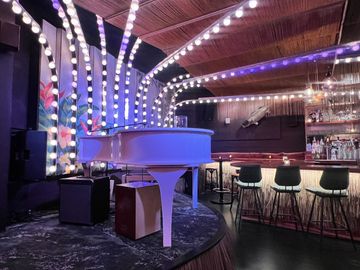piano at Friki Tiki Bars Speakeasy Hells Kitchen Midtown West Times Square