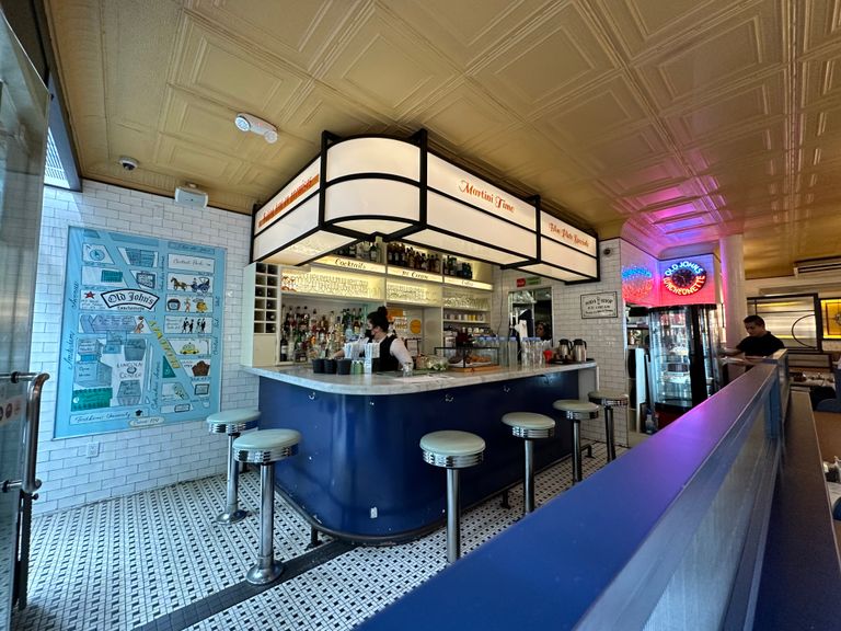 Old John’s Diner inside Diners Lincoln Square Upper West Side Midtown West