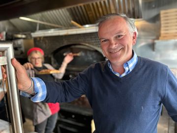 Charles Devigne at Lexington Pizza Parlour Italian Pizza East Harlem Spanish Harlem Harlem El Barrio
