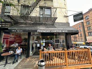 Frenchy Coffee outside Coffee Shops East Harlem El Barrio Harlem Spanish Harlem