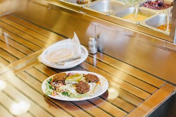 Azuri Cafe 24 Israeli Kosher Hells Kitchen Midtown West