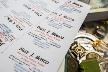 Paul J. Bosco Coins and Medals 20 Collectibles Jewelry Nomad Murray Hill
