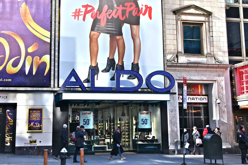 Aldo shoes shop new york