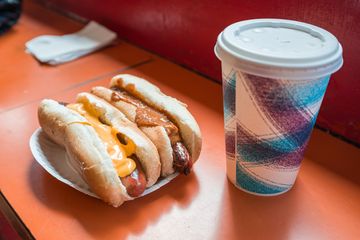 Gray's Papaya 3 GrabGoLunch Hot Dogs Upper West Side