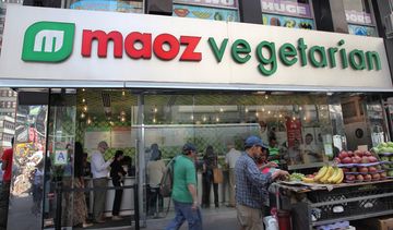 Maoz Vegetarian 2 Middle Eastern Vegetarian Garment District Hudson Yards Tenderloin Times Square