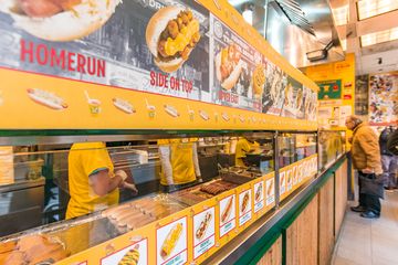 Papaya King 4 Hot Dogs Upper East Side