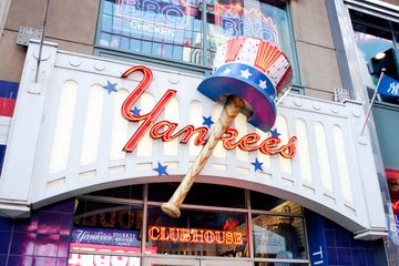 Yankees Clubhouse 2 Sneakers and Sportswear Souvenirs Garment District Midtown West Theater District Times Square