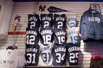 Yankees Clubhouse 3 Sneakers and Sportswear Souvenirs Garment District Midtown West Theater District Times Square