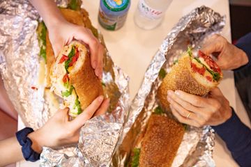 Pisillo Italian Panini 3 Sandwiches Italian GrabGoLunch Chelsea Tenderloin