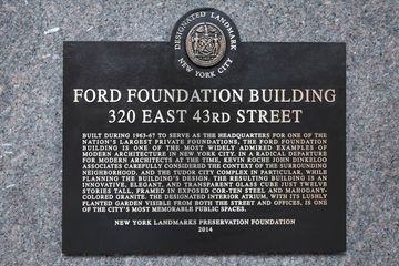 Ford Foundation 2 Atriums Headquarters and Offices Midtown Midtown East Tudor City Turtle Bay