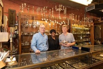 Jean's Silversmiths LOST GEM 2 China Glass Silver Restoration and Repairs Jewelry Midtown West