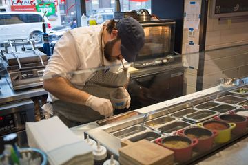 Gotham West Market 27 Bars Food Halls Kitchens Accessories Hells Kitchen Midtown West