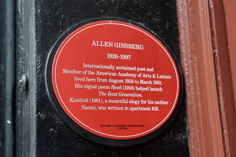 Allen Ginsberg Plaque 1 Plaques Statues Alphabet City East Village Loisaida