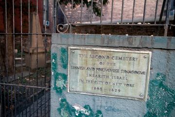 The Second Cemetery of the Spanish Portuguese Synagogue Shearith Israel 2 Cemeteries Historic Site Greenwich Village