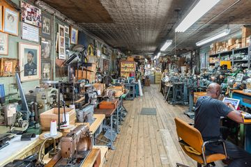 Master Cutting Table Co. 2 Antiques Tenderloin Flatiron