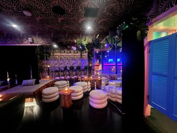 lounge at Friki Tiki Speakeasy Bars Hells Kitchen Midtown West Times Square