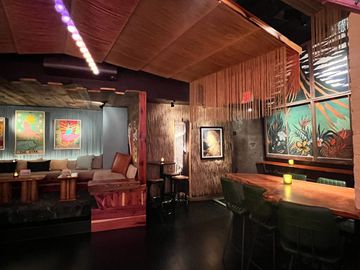 seating area Friki Tiki Speakeasy Bars Hells Kitchen Midtown West Times Square
