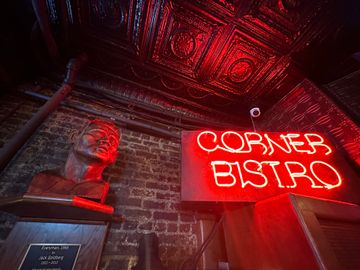 Corner Bistro neon Bars American West Village