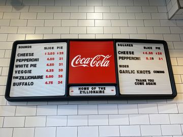 Zillions Pizza 8133 Pizza Hells Kitchen Times Square Midtown West