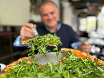 Charles Devigne at Lexington Pizza Parlour Italian Pizza East Harlem Spanish Harlem Harlem El Barrio
