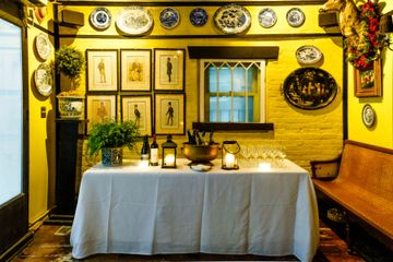 Interior at Kings' Carriage House. Tea Shops British Upper East Side Yorkville