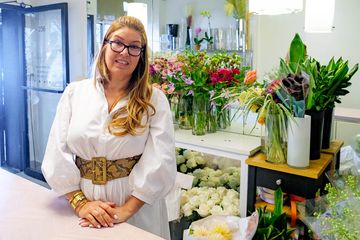 Lady Fleur owner Sibel Mermelstein Florists Upper East Side Yorkville